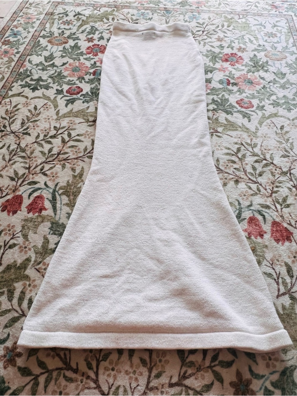 Babyboo Knit Maxi Skirt XS White Cream